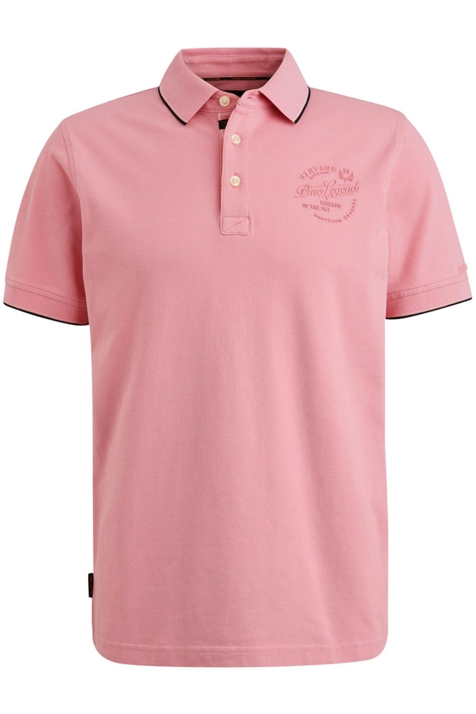 POLOSHIRT IN PIQUE PPSS2504867 4038 MOONLIGHT MAUVE